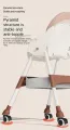 Multifunction Folding Baby Dining Chair Portable Kitchen Furniture with Safe Food Tray  HC 401 | 3 in 1 High Chair | INeedz CCS 401. 