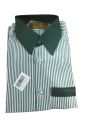 Green linning green cuf collar school uniform shirt for boy size 4-18 year. 