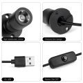 Rotatable Small Spot Light Aluminum Mini 5V USB LED Spotlight Surface Mounted Downlight Ceiling Lamp Showcase Display Lighting. 