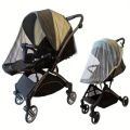 Full-cover Baby Stroller Mosquito Net Cover Sunshade Windshield Mesh Gauze Curtain Trolley Mosquito Net Stretchable Mosquito Net. 