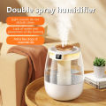 Air Humidifier 1.3L Large Capacity Humidifier Essential Oil Diffuser Desktop Double Spray Humidifier Fragrance Aroma Diffuser. 
