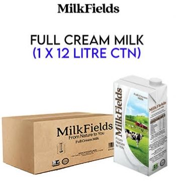 Carrefour Milk Fields Full Cream Milk 1 lt (Pack of 12) (247311)