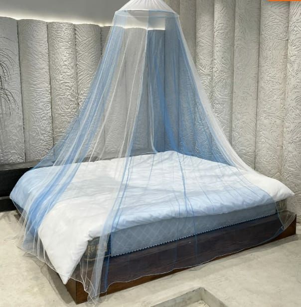 Mosquito Net for double bed multicolor size 6.5FT x  6.5FT best Net foldable