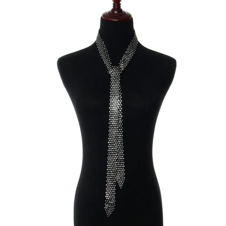 Bling%20Rhinestone%20Necktie%20Uniform%20Tie%20Women%20Neck%20Tie%20Daily%20Party%20Dance%20Tie%20-%20Image%205