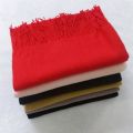 33*174cm Autumn And Winter Solid Color Imitation Cashmere Scarf Monochrome Thickened Long Men And Women Tassel Shawl Warm Scarf. 