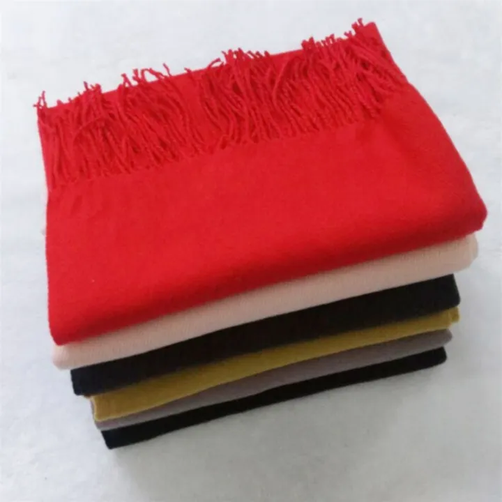 33*174cm%20Autumn%20And%20Winter%20Solid%20Color%20Imitation%20Cashmere%20Scarf%20Monochrome%20Thickened%20Long%20Men%20And%20Women%20Tassel%20Shawl%20Warm%20Scarf%20-%20Image%206