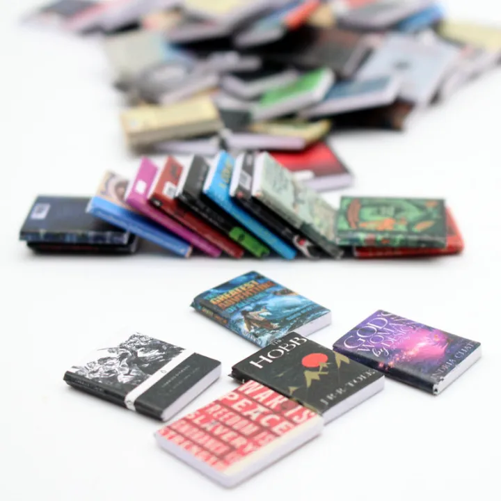 10PCS%20Dollhouse%20Miniature%20Magazines%20Books%20Novels%20Model%20Dolls%20House%20Scene%20Decor%20Accessories%20-%20Image%203