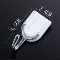 DealSpot 6 in 1 strong adhesive wall hooks, stciky hooks for wall hangings, storng load holding capacity can hold upto 3kg, pack of 6 durable wall hooks. 
