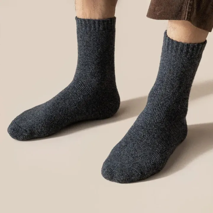 1%20Pairs%20Winter%20Warm%20Women%20Socks%20Merino%20Wool%20Men%20Super%20Thicker%20Solid%20%20Against%20Cold%20Thermal%20Plush%20Thick%20Snow%20Terry%20Socks%20-%20Image%203