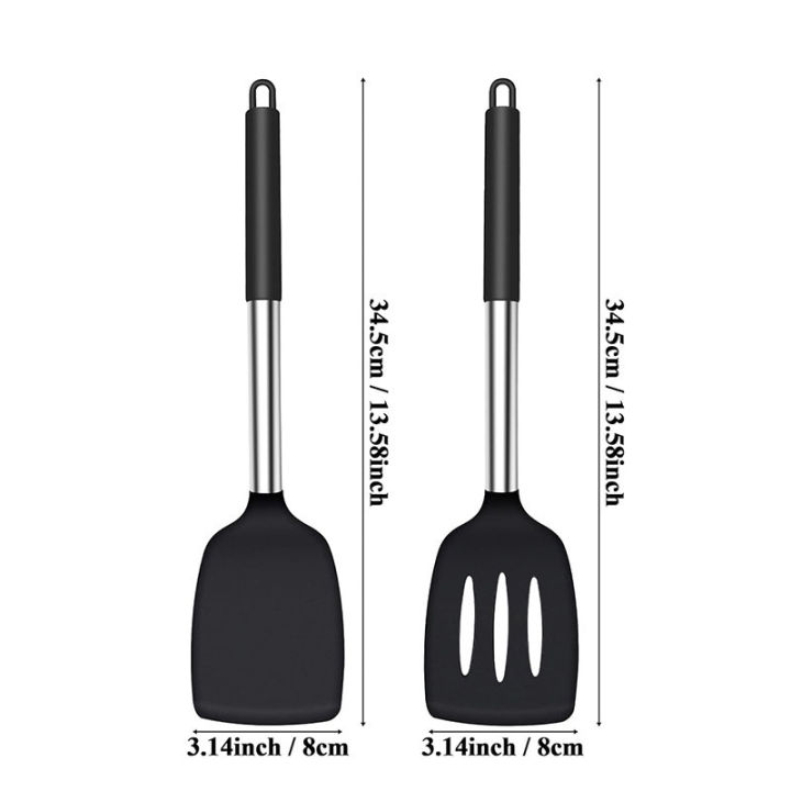 1/2Pcs%20Silicone%20Spatula%20Set%20Heat%20Resistant%20Nonstick%20Steak%20Spatula%20Kitchen%20Cooking%20Utensils%20Cookware%20Cooking%20Tool%20Set%20Spatula%20Kit%20-%20Image%206