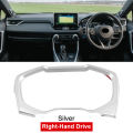 ABS Carbon Car Dashboard Display Trim Frame Cover For Toyota RAV4 XA50 2019 2020 2021 2022 2023 2024 2025 Hybrid Accessories. 