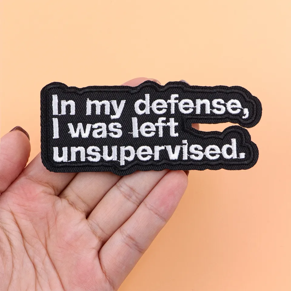 EMBROVERSE It is What It is Patch - Embroidered Funny Quotes
