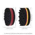 Oval Double Sides Magic Twist Hair Brush Sponge Brush Big Holes Barber Sponge Brush Twist Hair Afro Curl As Hair Care Tools.