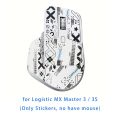 DIY Mouse Lizard Skin Mouse Skates Stickers Anti-slip Tape for MX Master 3 3S Game Wireless Mouse Sticker.