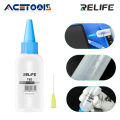 RELIFE TB2 Solvent Bottle with Removable Needle Tube Leakproof Design Precision Control Anti-static for Phones PCB Repair Tool.