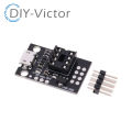 ATtiny13A / ATtiny25 / ATtiny45 / ATtiny85 Pluggable ATTINY Development Programming Bare Board. 