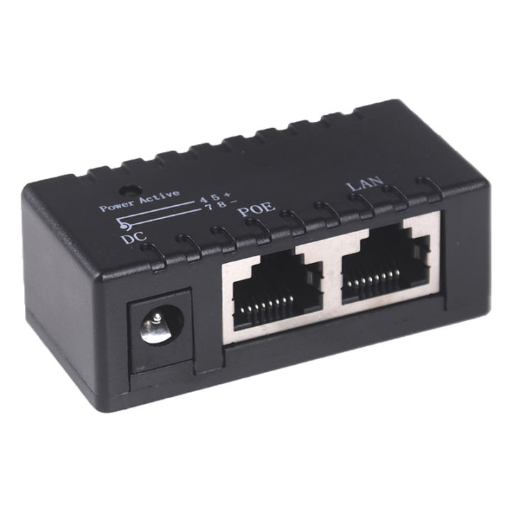 SW 2.1mm X 5.5mm 1pc new Passive POE injector for IP Camera VoIP Phone ...