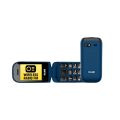 VILLAON Pock 1 - Flip Mobile - 1.77 inch Display - 1000mAH Battery - Dual Sim - PTA APPROVED - Auto call recording - 1 year brand warranty. 