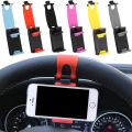 Universal Car Interior Steering Wheel Clip Phone Holder Mount for iPhone Mobile Phone Car Accessories.