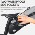 WEST BIKING Bike Bag Waterproof Reflective 10L Large Capacity Saddle Bag Cycling Foldable Tail Bag MTB Road Bicycle Bag. 