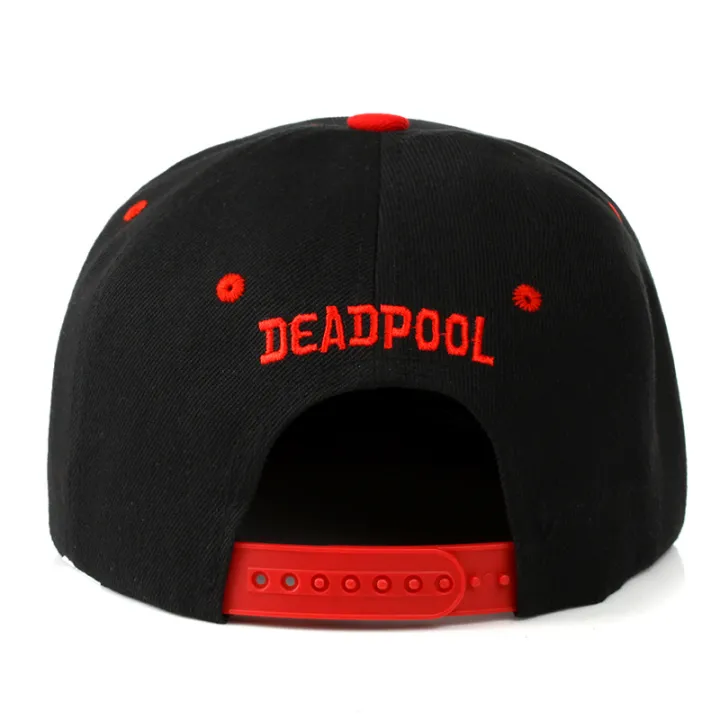 Anime%20Deadpool%20Hat%20Cosplay%20Wade%20Winston%20Wilson%20Flat%20Brim%20Hat%20Outdoor%20Duckbill%20Hat%20Unisex%20Hip-Hop%20Hat%20Sunshade%20Hat%20-%20Image%204