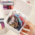 Korean Transparent Storage Box Blind Box Card Photocard Storage Box Photo Card Organizer Classification Flip Box. 
