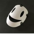 High-Rise Invasion Angel Mask Sniper White Smiley Face Masks Halloween Anime Killer Maid Mask Man Cosplay Costume Accessories. 