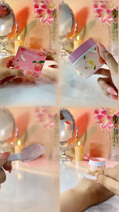 BIOAQUA Peach Extract Exfoliating Face Gel Glowing Moisturizing Peach Gel