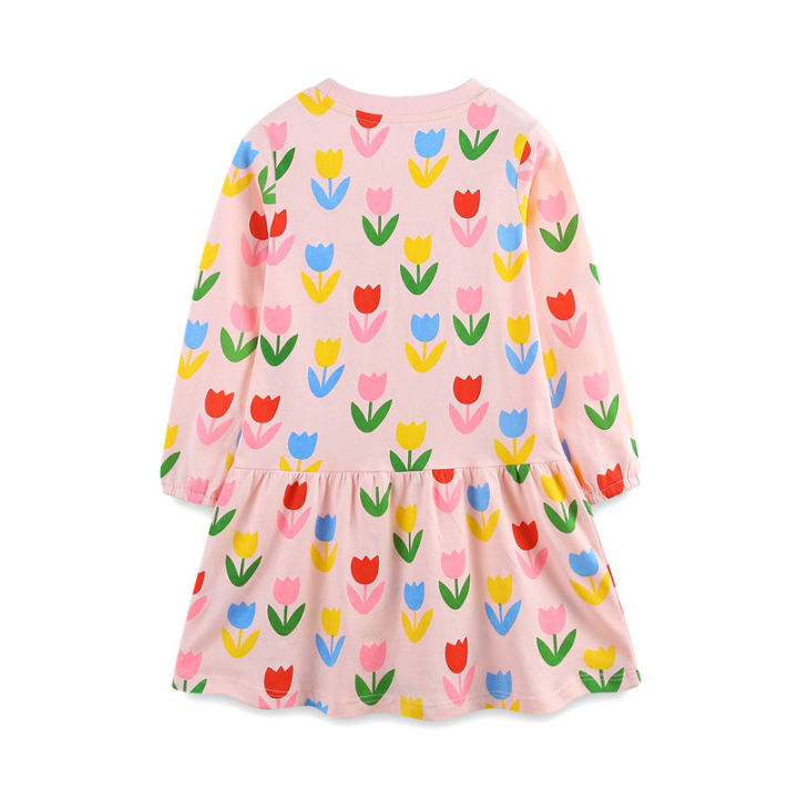 Jumping%20Meters%202-7T%20%20Princess%20Girls%20Dresses%20Flowers%20Long%20Sleeve%20Party%20Autumn%20Spring%20Baby%20Clothing%20Toddler%20Costume%20-%20Image%203