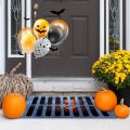 VIKAMA Halloween 3D Visual Clown Floor Mat Horror Movie Clown Area Rug Home Decor Indoor Outdoor Welcome Doormat. 