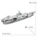 3D Metal Puzzle Set American Locomotive Uss Roosevelt Oil Drilling Model  for Children 14+ Travel Games Jigsaw DIY Toys. 