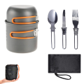 Outdoor cookware camping cookware lightweight camping supplies hard aluminum alloy material outdoor camping equipment.