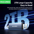 Rocoren Card Reader 2 in 1 USB 3.0 5Gbps USB A USB C Combined Design SD/TF Cards 2TB Smart Cardreader for Laptop Accessories. 