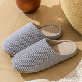 Unisex Home Slippers Soft Fur Slippers Warm Indoor Flat Slides Nonslip Couples Shoes Bedroom Light Slience Flats Autumn&Spring. 