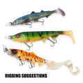 Spinpoler Multi-Depth Pike Stinger Rigs Fishing Hook #6 #1/0 #2/0 With Sinker Weight 5g 7g 10g 15g 20g Systerm Kit For Swimbait. 
