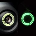 Night Luminous Car Ignition Key Ring Stickers Auto Motorcycle 3D Decals Decoration Key Fluorescent Circle. 