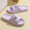 Fashion Women's Slippers Indoor Soft Sole Cartoon Bear Print Slides Bathroom EVA Indoor Men Summer Outdoor Cool Shoes Couple.