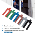 Professional Plastic Tile Leveling Spacers, U-Shaped Glazing Blocks, Smooth Surface, Reusable, For Floor Wall Tile Gap Fixing. 