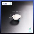 Ceramic evaporating bowl, porcelain floor tile bowl, round bottom with spout lab. 