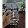 Square Shape Water Glass - Set of Six - Simple And Decent Design - Best For Office Use - Easy To Wash. 