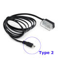 1PC obd2 cable mini usb OBDII 2 7 Pin To Mini USB Connection Cable For Car HUD Head up Display hud OBD Cable. 