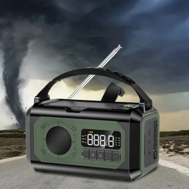 Portable%2012000mAh%20Emergency%20Radio%20AM/FM/NOAA%20Weather%20Radio%20Solar%20Hand%20Crank%20Radio%20Flashlight%20SOS%20Alarm%20Power%20Bank%20Reading%20Lamp%20-%20Image%203