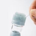Portable Kitchen Oil Bottle Silicone Brush Control Quantitative With Barbecue Spray Bottle For BBQ Cooking Baking Oil Dispenser. 