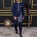 Luxury African Traditional Men's Clothing Elegant Full Suits Male Pant Sets To Dress Native Outfit Ethnic Dashiki Kaftan. 