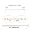 80-240CM Adjustable Curtain Rod No Drilling Telescopic Shower Curtain Pole for Balcony Bathroom Wardrobe Rod Clothes Drying Rack. 