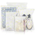 10 Pack Travel Storage Bags for Clothes, Clear Reusable Bags Plastic Ziplock Bags Luggage Organizer Pouch for Clothes Towels.