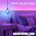 220V 110V WiFi Smart LED Bulb 9W 10W E27/E26 RGB+CCT Indoor Light Alexa  Home Together APP Timing Dimming lightify. 