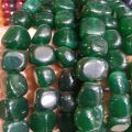 Emerald colour real jade stone string for sale in very reasonable price. 
