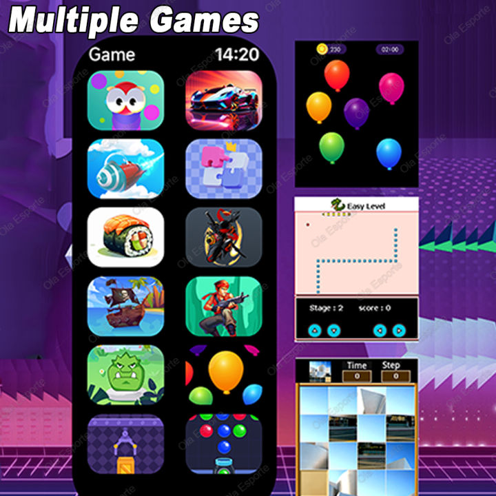 Game%20Kids%20Smartwatch%20300mAh%20HD%20Screen%20HD%20Camear%20Outdoor%20LED%20Flashlight%20Watch%20Multifunctional%20Alarm%20Clock%20Computer%20Smart%20Watch%20-%20Image%202