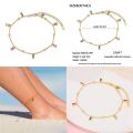 2025 Original Design 100% 925 Sterling Silver Pink Love Heart Anklet Suitable For DIY Jewelry Making Valentine'S Day Gift. 